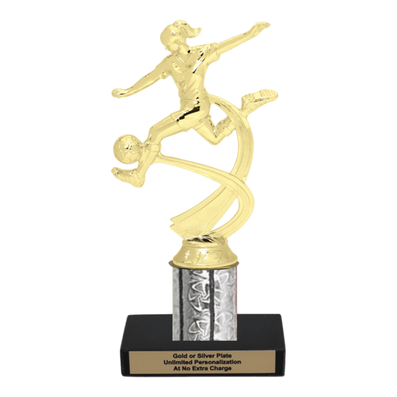 Custom Soccer Trophy - Type C Series 2MF4518 - Anderson Trophy Co.