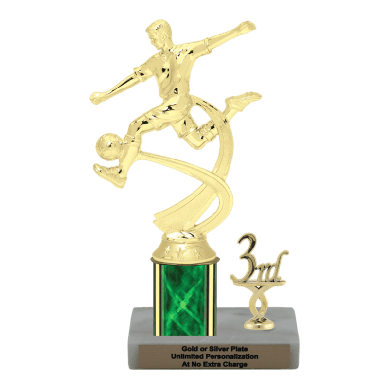 Custom Soccer Trophy - Type L Series 2MF4518 - Anderson Trophy Co.