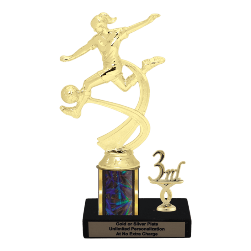 Custom Soccer Trophy - Type L Series 2MF4518 - Anderson Trophy Co.