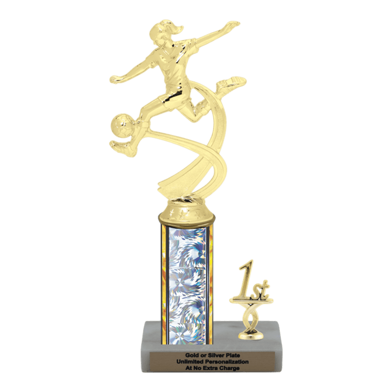 Custom Soccer Trophy - Type L Series 2MF4518 - Anderson Trophy Co.