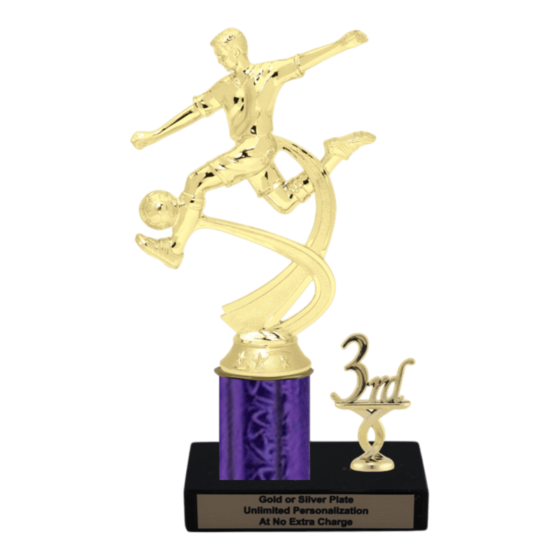 Custom Soccer Trophy - Type L Series 2MF4518 - Anderson Trophy Co.