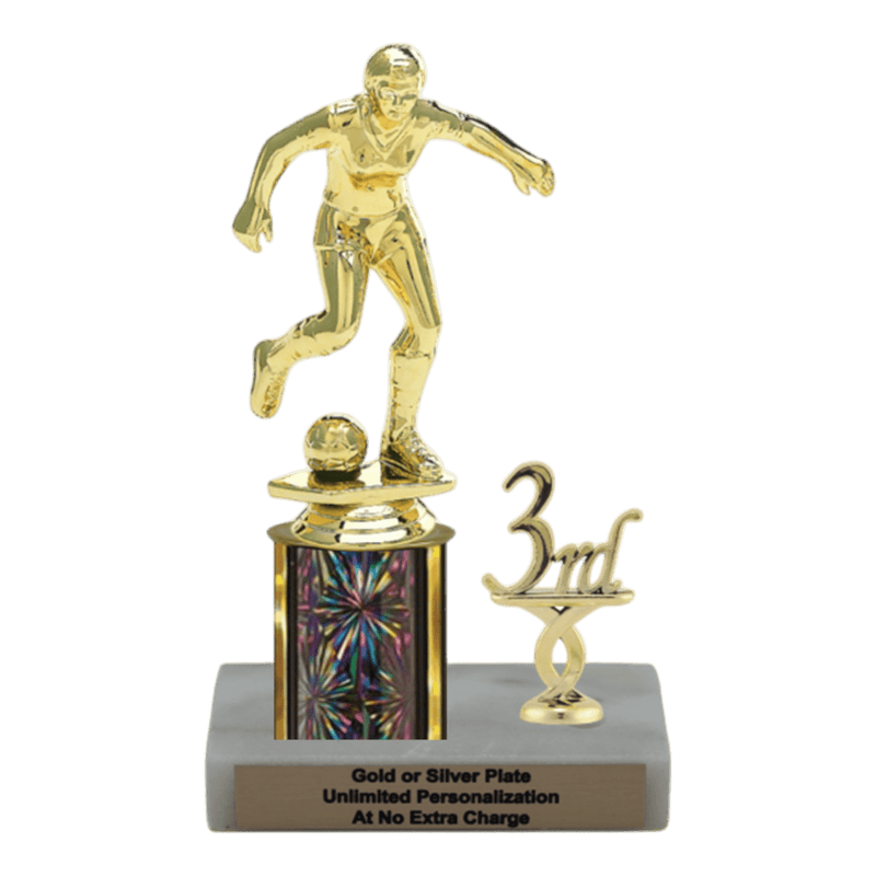 Custom Soccer Trophy - Type L Series 3515 - Anderson Trophy Co.