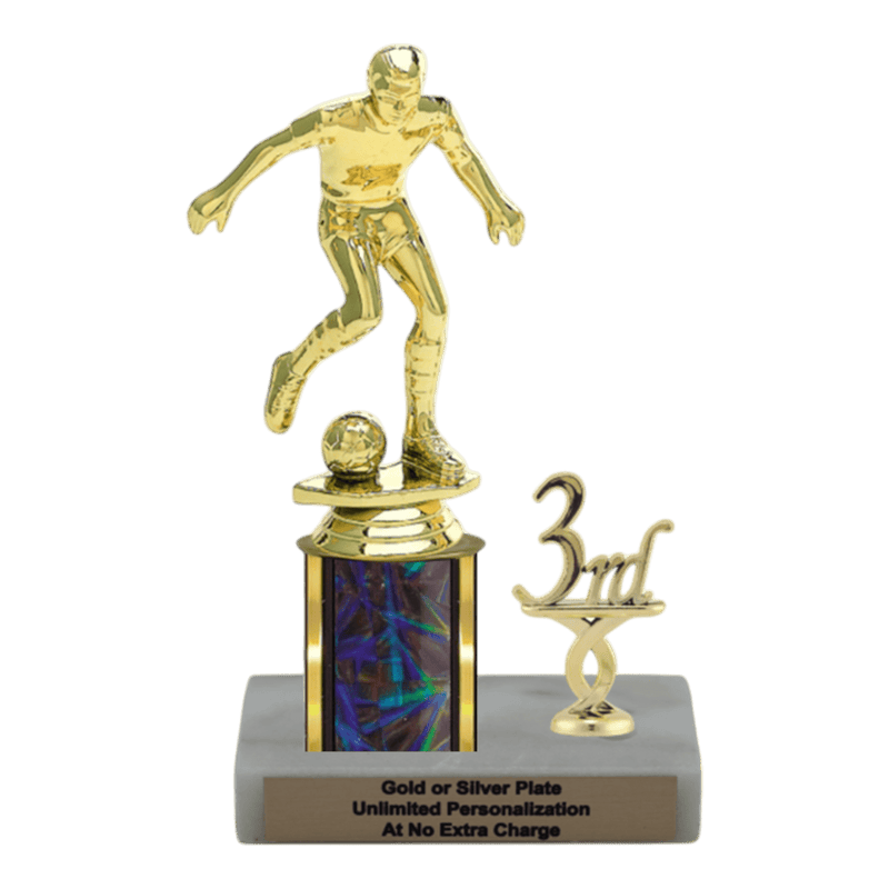 Custom Soccer Trophy - Type L Series 3515 - Anderson Trophy Co.