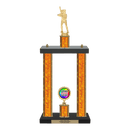 Custom Softball 2 Post Trophy - Series 3520 - Anderson Trophy Co.