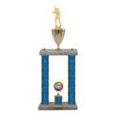 Custom Softball 2 Post Trophy - Series 3520/2C17B - Anderson Trophy Co.