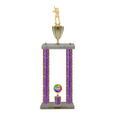 Custom Softball 2 Post Trophy - Series 3520/2C17B - Anderson Trophy Co.