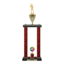Custom Softball 2 Post Trophy - Series 3520/2C17B - Anderson Trophy Co.