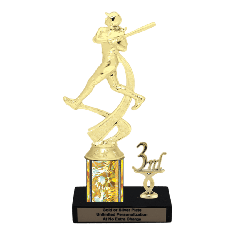 Custom Softball Trophy - Type L Series 2MF4502 - Anderson Trophy Co.