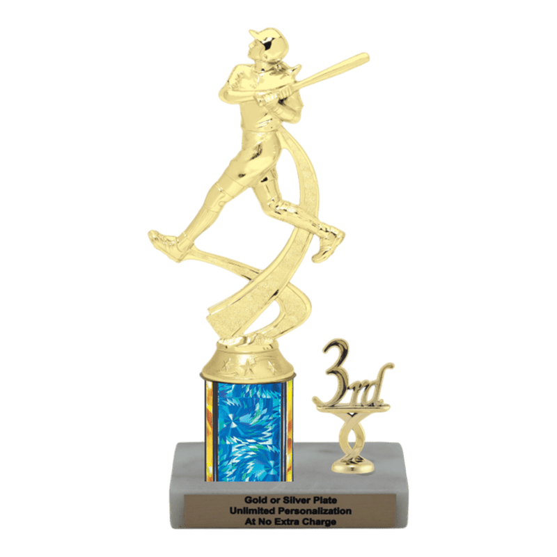 Custom Softball Trophy - Type L Series 2MF4502 - Anderson Trophy Co.