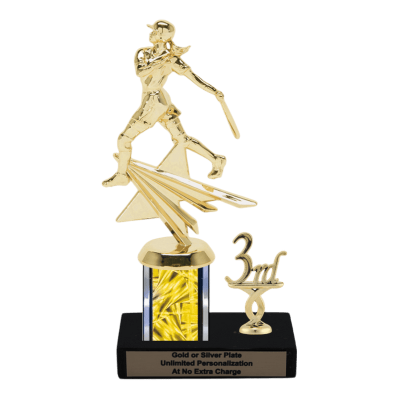 Custom Softball Trophy - Type L Series 32520 - Anderson Trophy Co.