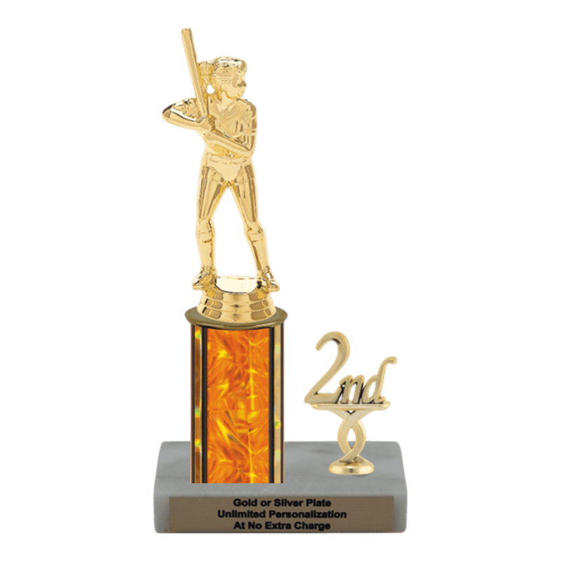 Custom Softball Trophy - Type L Series 3520 - Anderson Trophy Co.