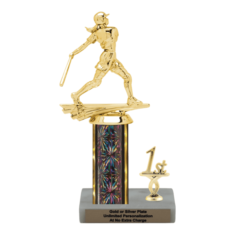 Custom Softball Trophy - Type L Series 36520 - Anderson Trophy Co.