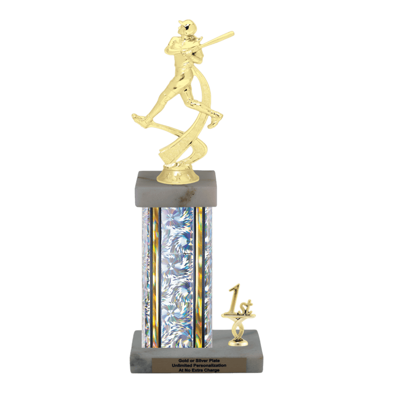 Custom Softball Trophy - Type N Series 2MF4502 - Anderson Trophy Co.