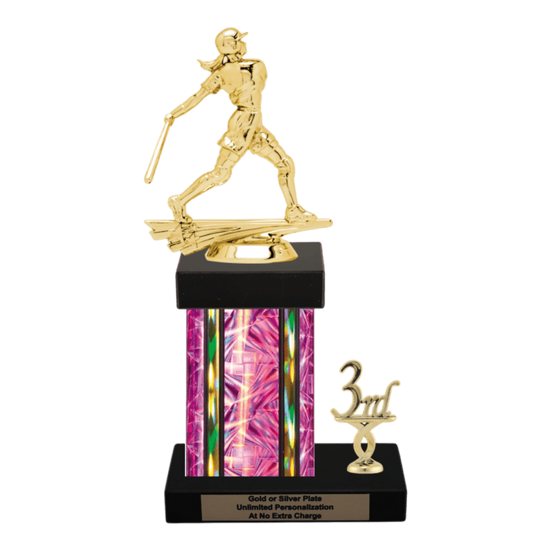 Custom Softball Trophy - Type N Series 36520 - Anderson Trophy Co.