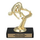 Custom Starting Block Swim Trophy - Type A Series 35212 - Anderson Trophy Co.