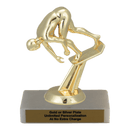 Custom Starting Block Swim Trophy - Type A Series 35212 - Anderson Trophy Co.