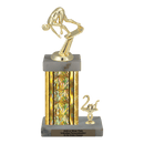 Custom Starting Block Swim Trophy - Type N Series 35212 - Anderson Trophy Co.