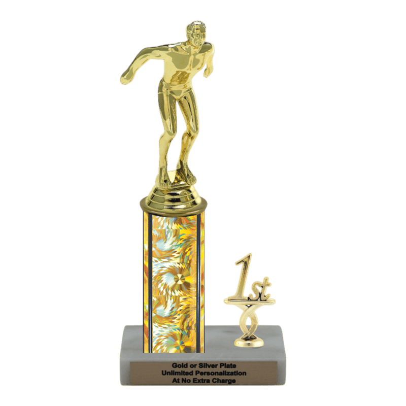 Custom Swim Trophy - Type L Series 3612 - Anderson Trophy Co.