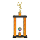 Custom Tennis 2 Post Trophy - Series 3614 - Anderson Trophy Co.