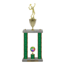 Custom Tennis 2 Post Trophy - Series 3614/2C17B - Anderson Trophy Co.