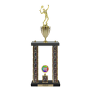 Custom Tennis 2 Post Trophy - Series 3614/2C17B - Anderson Trophy Co.