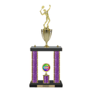 Custom Tennis 2 Post Trophy - Series 3614/2C17B - Anderson Trophy Co.