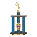 Custom Tennis 3 Post Trophy - Series 3614 - Anderson Trophy Co.