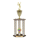 Custom Tennis 3 Post Trophy - Series 3614/2C17C - Anderson Trophy Co.