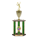 Custom Tennis 3 Post Trophy - Series 3614/2C17C - Anderson Trophy Co.