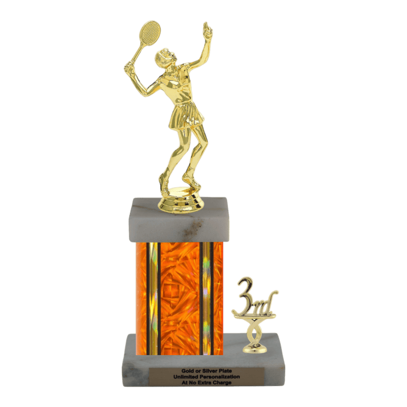 Custom Tennis Trophy - Type N Series 3614 - Anderson Trophy Co.