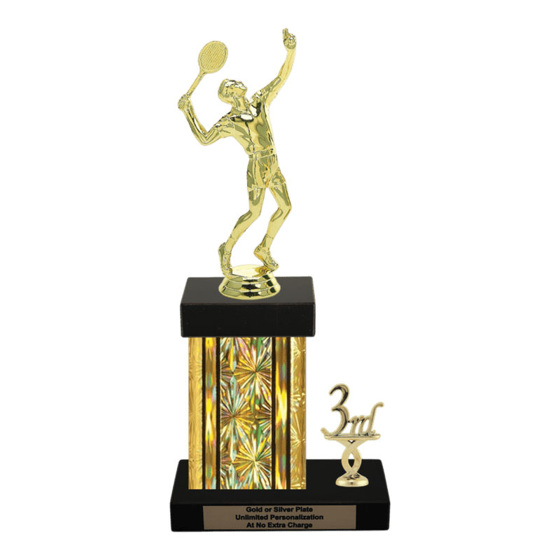 Custom Tennis Trophy - Type N Series 3614 - Anderson Trophy Co.