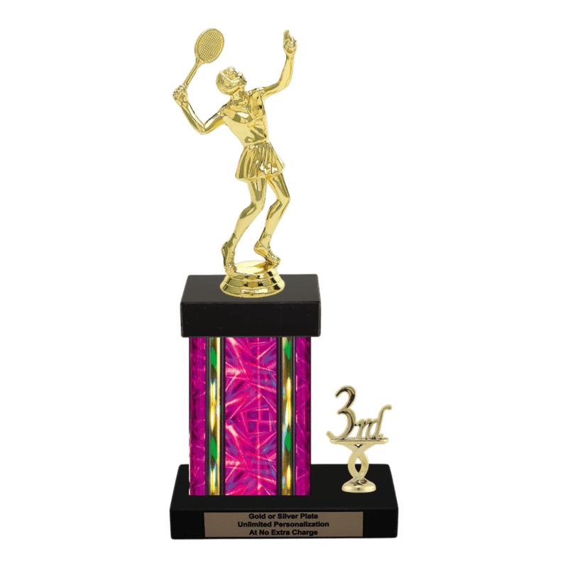 Custom Tennis Trophy - Type N Series 3614 - Anderson Trophy Co.