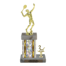 Custom Tennis Trophy - Type N Series 3614 - Anderson Trophy Co.