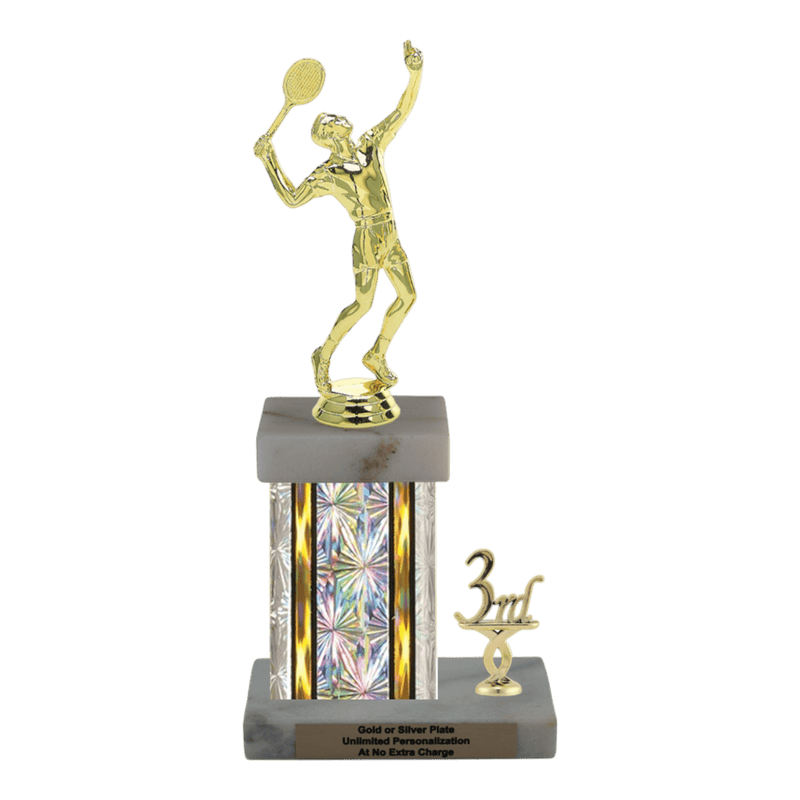 Custom Tennis Trophy - Type N Series 3614 - Anderson Trophy Co.