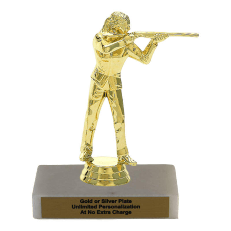 Custom Trapshooting Trophy - Type A Series 3543 - Anderson Trophy Co.