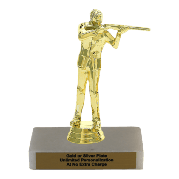 Custom Trapshooting Trophy - Type A Series 3543 - Anderson Trophy Co.