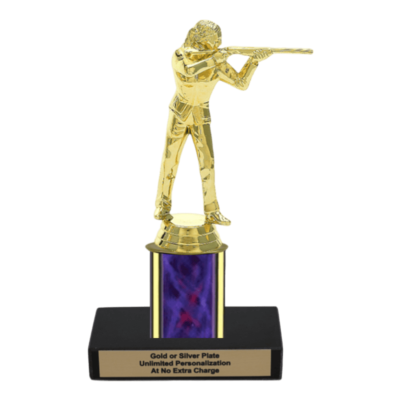 Custom Trapshooting Trophy - Type C Series 3543 - Anderson Trophy Co.