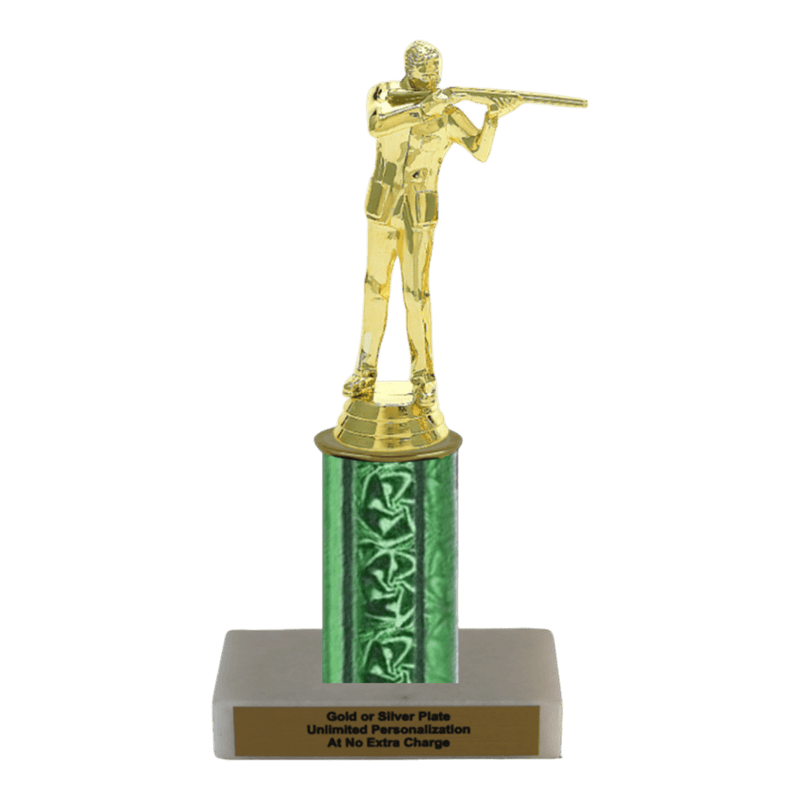 Custom Trapshooting Trophy - Type C Series 3543 - Anderson Trophy Co.