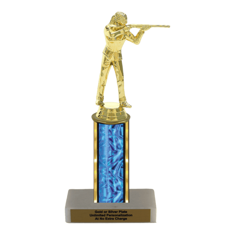 Custom Trapshooting Trophy - Type C Series 3543 - Anderson Trophy Co.