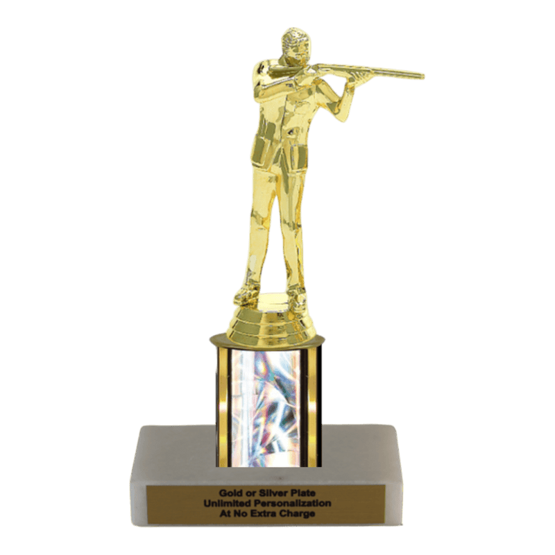 Custom Trapshooting Trophy - Type C Series 3543 - Anderson Trophy Co.