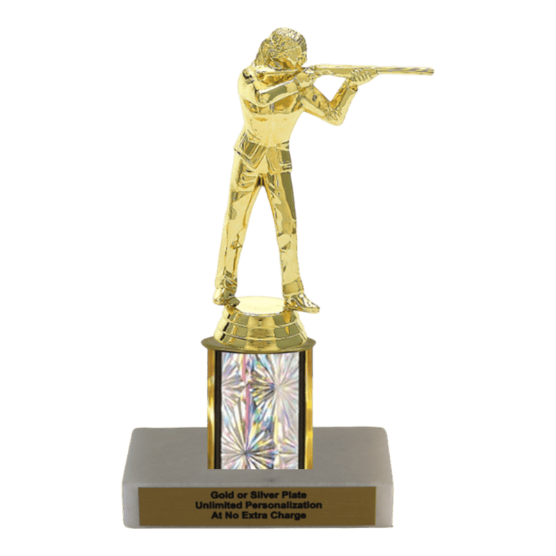 Custom Trapshooting Trophy - Type C Series 3543 - Anderson Trophy Co.