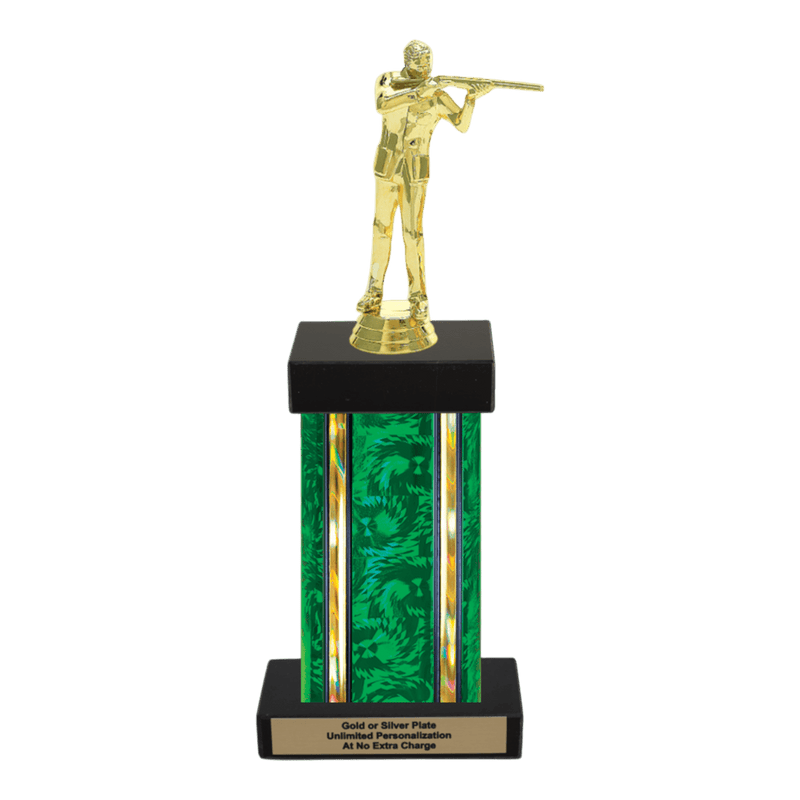 Custom Trapshooting Trophy - Type F Series 3543 - Anderson Trophy Co.