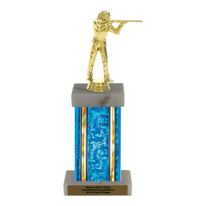 Custom Trapshooting Trophy - Type F Series 3543 - Anderson Trophy Co.