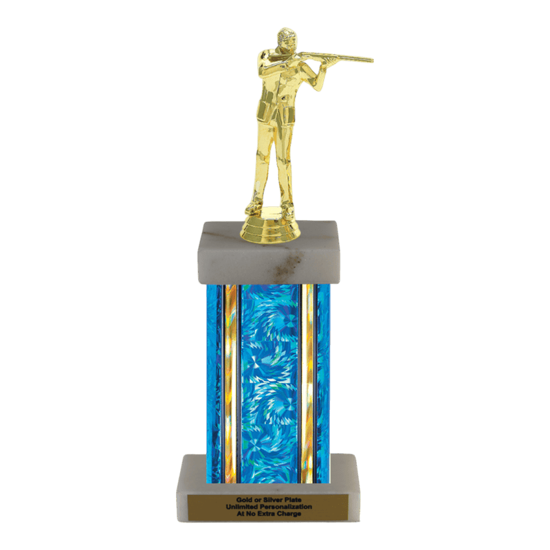 Custom Trapshooting Trophy - Type F Series 3543 - Anderson Trophy Co.