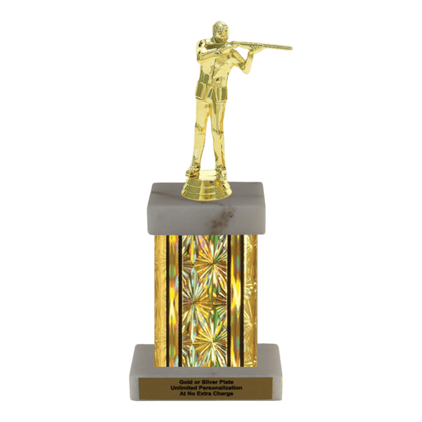 Custom Trapshooting Trophy - Type F Series 3543 - Anderson Trophy Co.