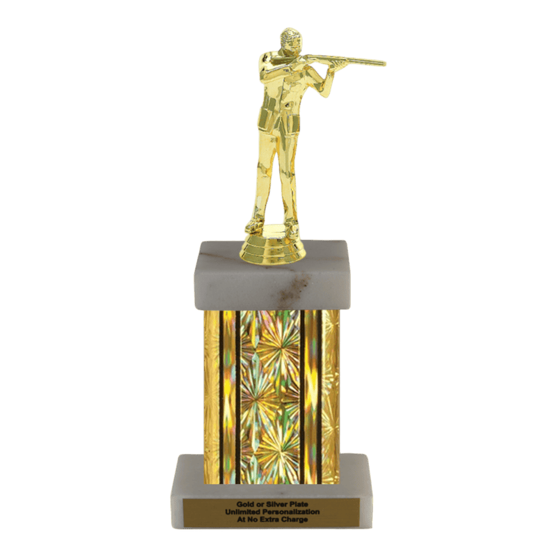 Custom Trapshooting Trophy - Type F Series 3543 - Anderson Trophy Co.