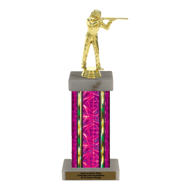 Custom Trapshooting Trophy - Type F Series 3543 - Anderson Trophy Co.