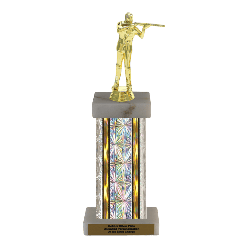 Custom Trapshooting Trophy - Type F Series 3543 - Anderson Trophy Co.