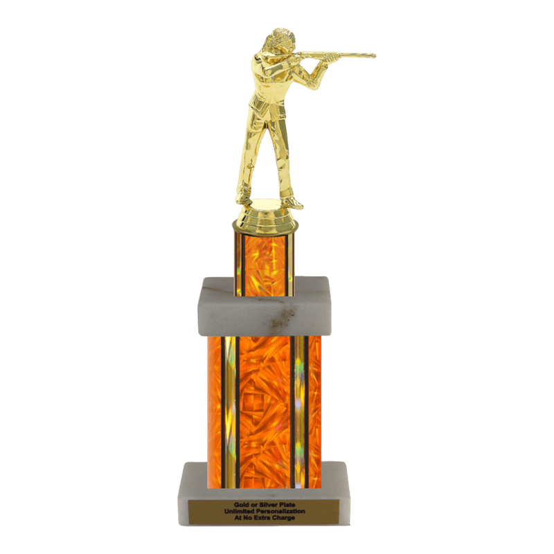 Custom Trapshooting Trophy - Type G Series 3543 - Anderson Trophy Co.