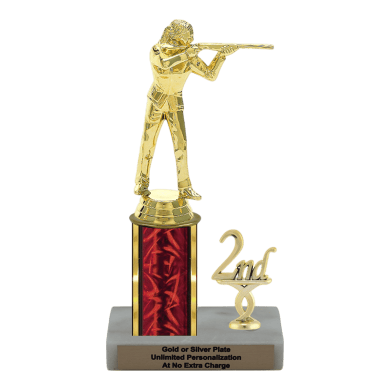 Custom Trapshooting Trophy - Type L Series 3543 - Anderson Trophy Co.